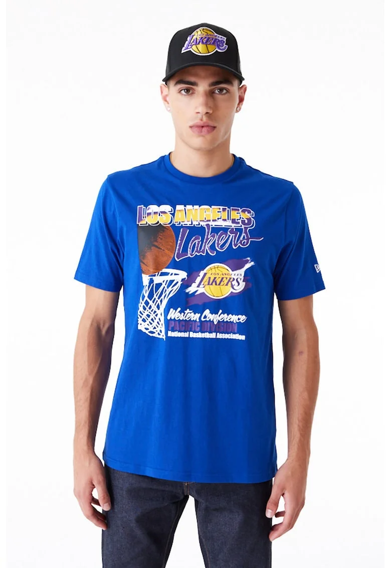 Tricou cu Los Angeles Lakers NBA, Albastru inchis