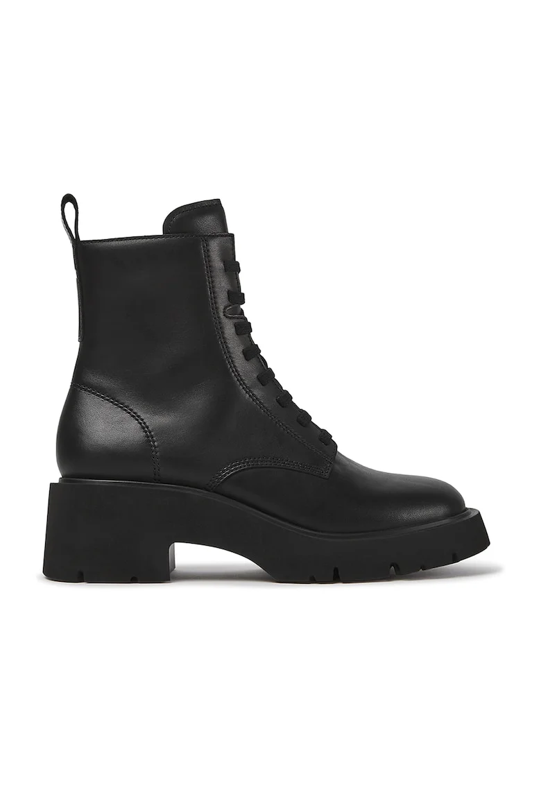 Ghete din piele cu toc Milah