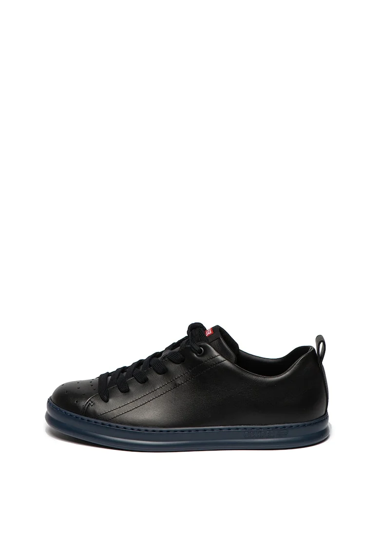 Pantofi sport de piele cu varf rotunjit