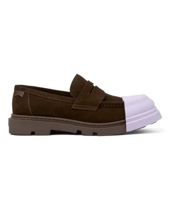 Pantofi loafer de piele intoarsa 50269 Junction, Maro