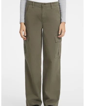Pantaloni cargo drepti, Kaki