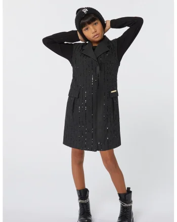 Bluza cu logo, Alb/Negru