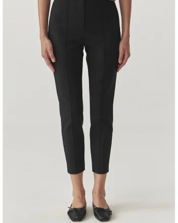 Pantaloni crop conici, Negru