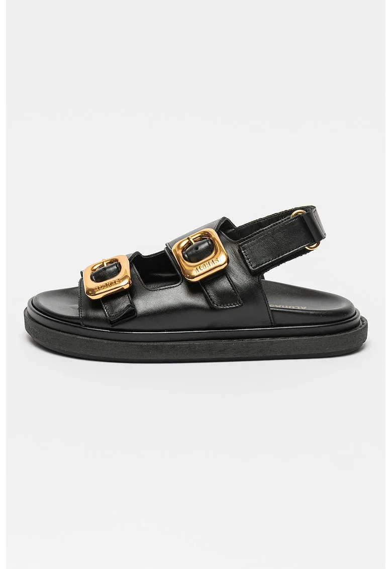 Sandale de piele Daria, Negru