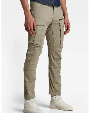 Pantaloni cargo conici Rovic, Kaki