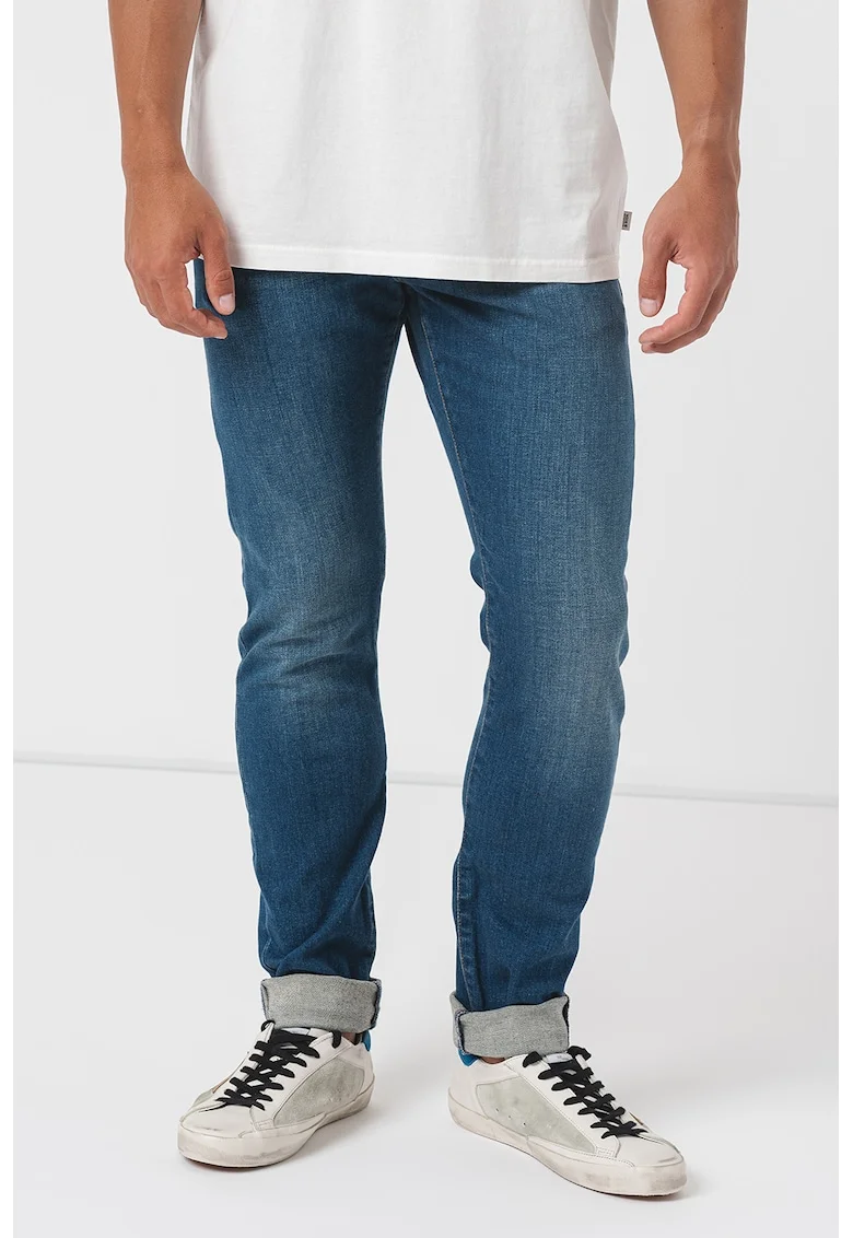 Blugi slim fit Ralston, Albastru inchis