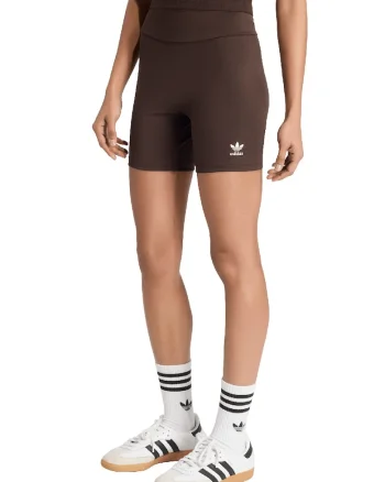 Colanti scurti cu talie inalta Essentials, Maro inchis