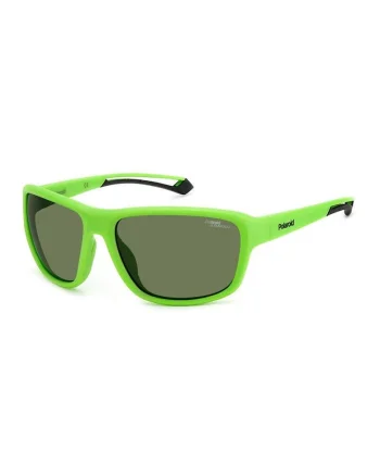 Ochelari de soare wrap - unisex cu lentile polarizate, Verde electric