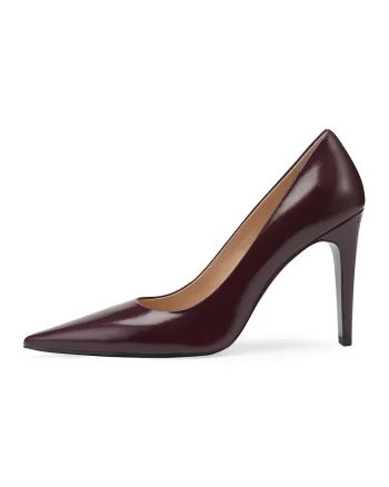 Pantofi stiletto de piele, Violet