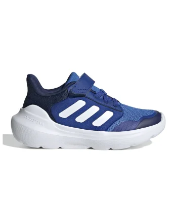 Pantofi sport Tensaur Run 2.0 cu velcro, Alb/Albastru royal