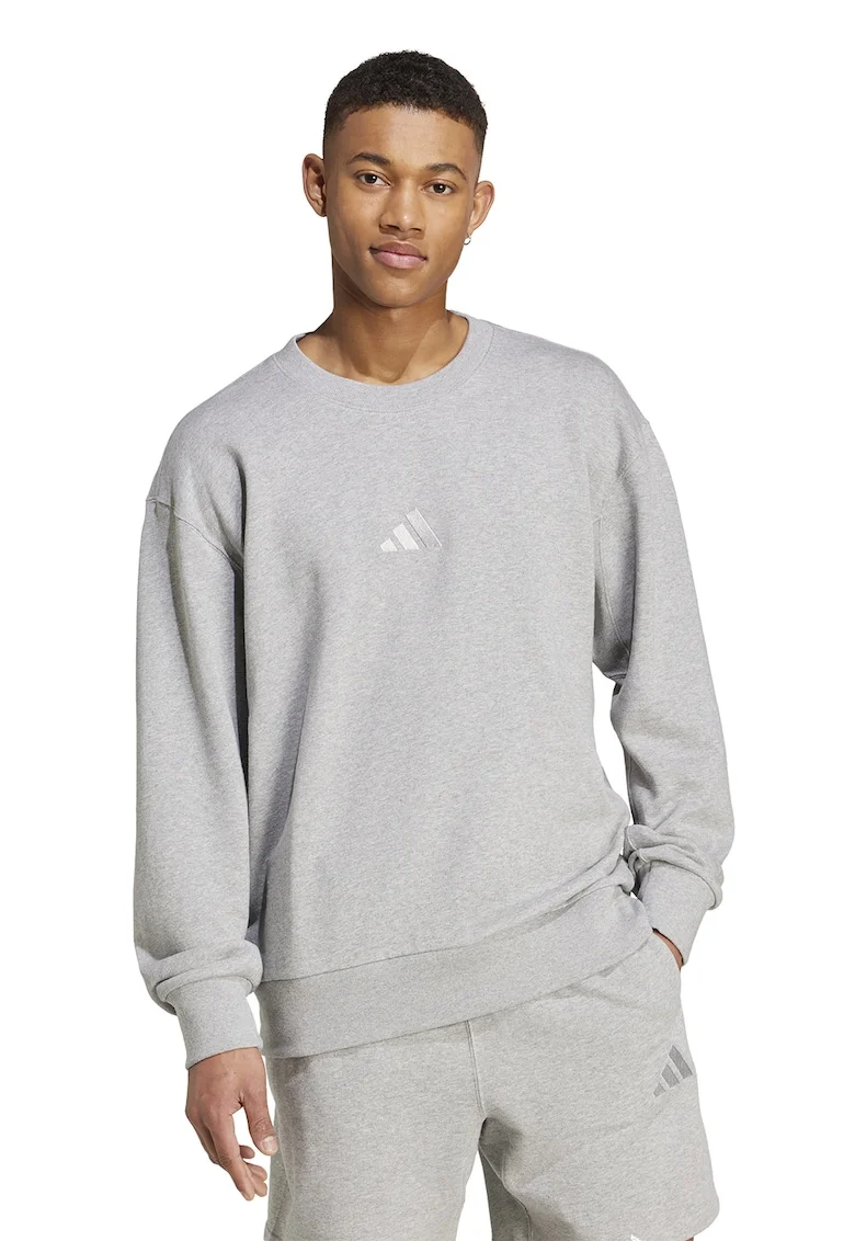 Bluza lejera de trening din bumbac ALL SZN, Gri melange