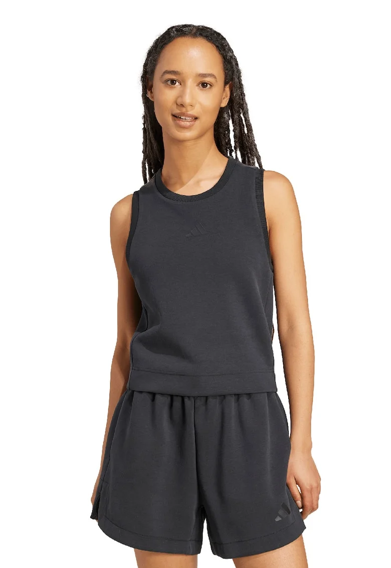 Top din amestec de modal, Negru