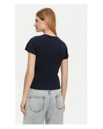 Tricou din bumbac organic cu logo frontal