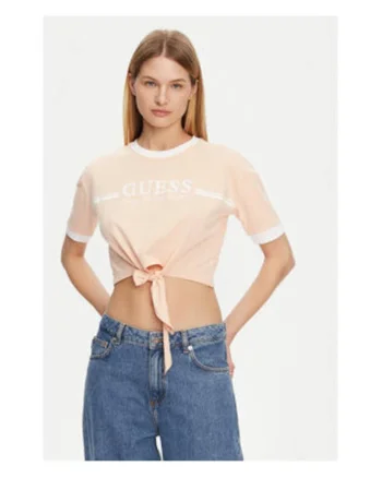 Tricou din bumbac organic cu detaliu cu nod