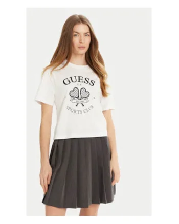 Tricou din bumbac regular fit cu logo si decolteu la baza gatului