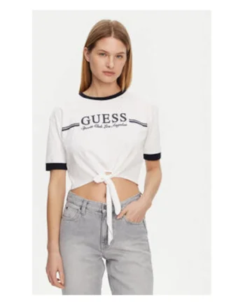 Tricou crop din bumbac organic cu logo