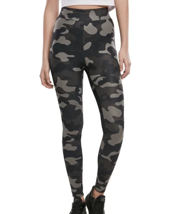 Colanti cu model camuflaj, Negru/Gri inchis