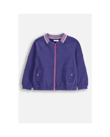 Geaca bomber  design universal, guler, roz, material elastic