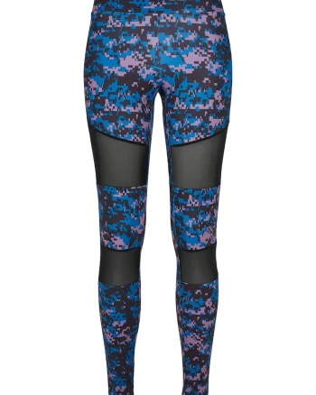 Colanti cu model camuflaj, Negru/Roz/Albastru