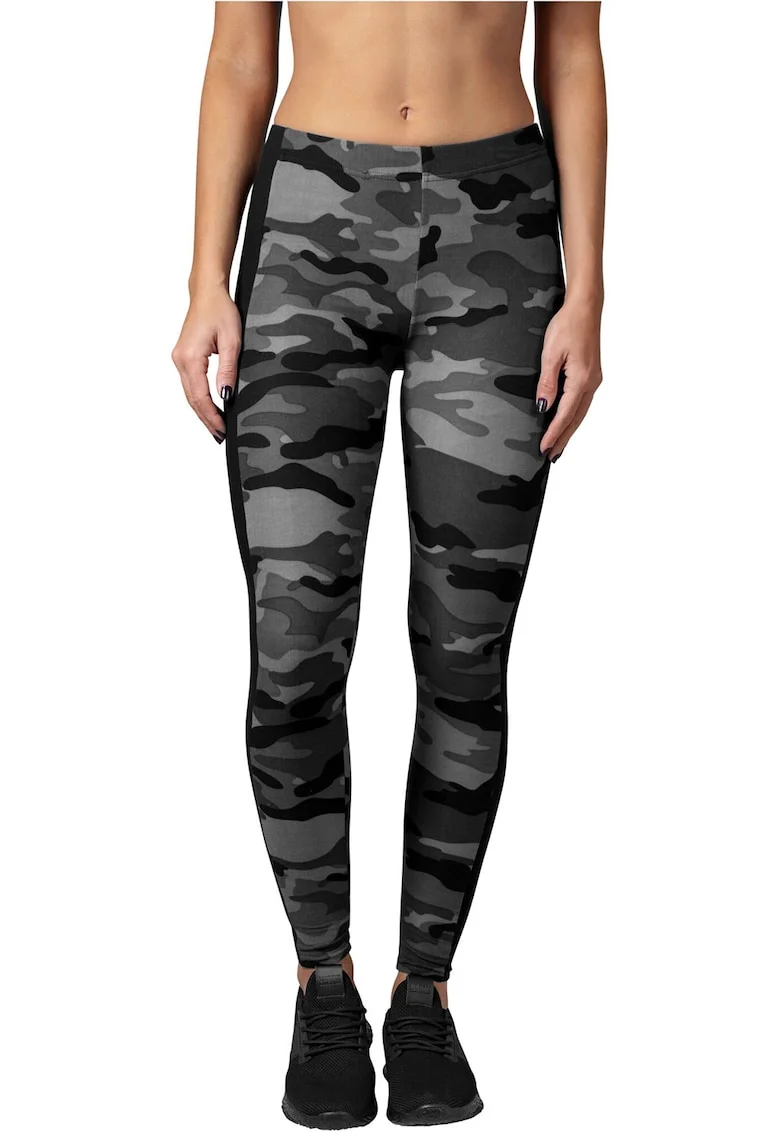 Colanti cu model camuflaj, Negru/Gri deschis/Gri inchis