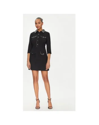 Rochie dama,  305253507, Poliester/Viscoza, Negru
