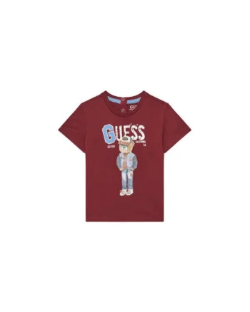 Tricou de bumbac cu imprimeu ursulet