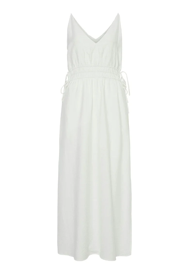 Rochie cu decolteu in V, Alb