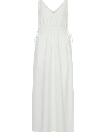 Rochie cu decolteu in V, Alb