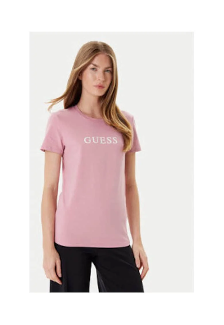 Tricou uni cu text