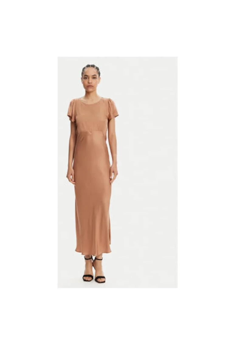 Rochie dama  TD0767, Viscoza, Maro