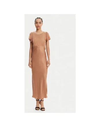 Rochie dama  TD0767, Viscoza, Maro