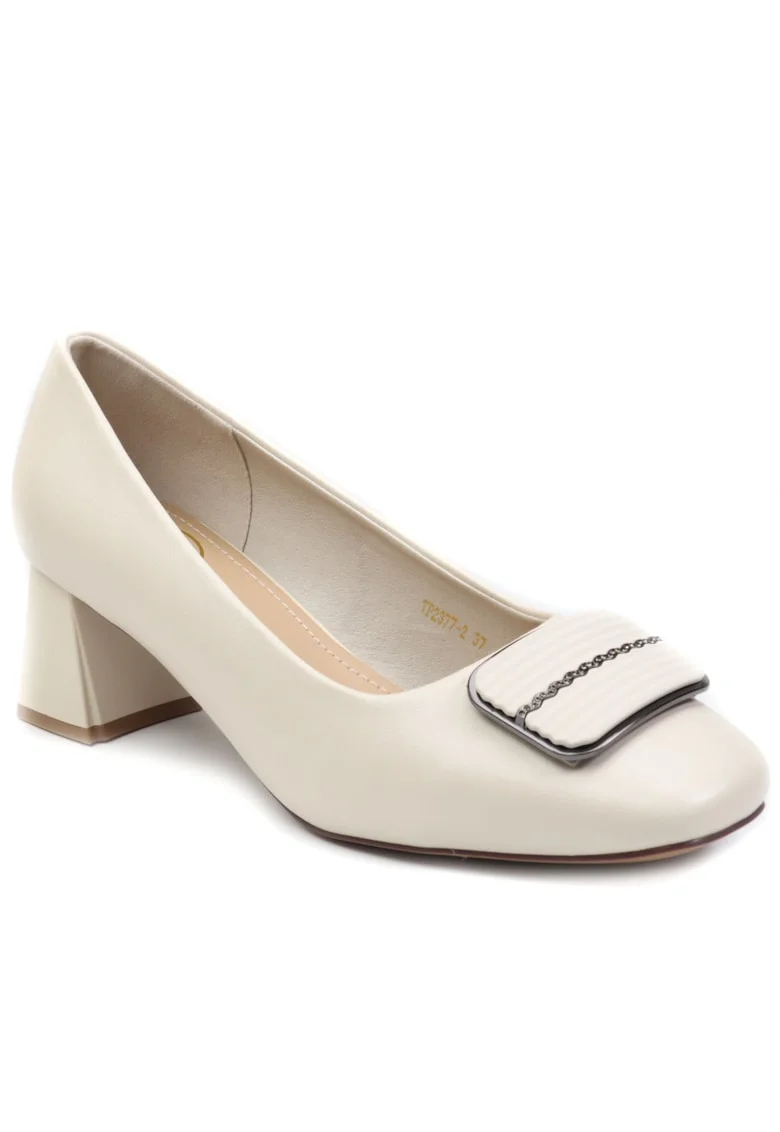 Pantofi dama TP2377 2, Crem
