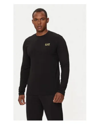 Hanorac barbati, Emporio Armani  negru, bumbac-elastan