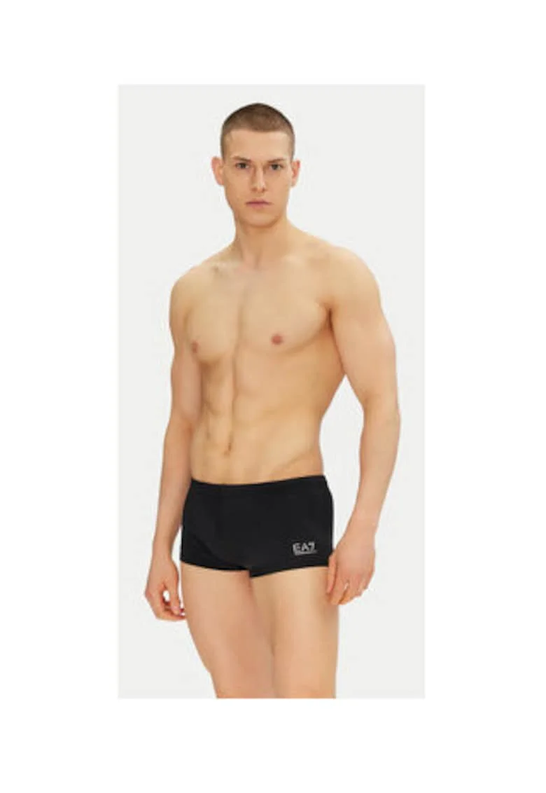 Costum de baie barbati, Emporio Armani, negru, 80% poliamida, 20% elastan,