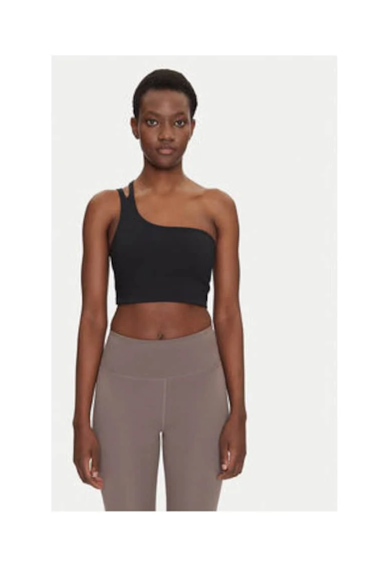 Tricou dama,  Colectivul Prietenei-1032, negru, poliester reciclat,