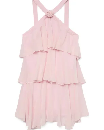 Rochie cocktail dama  10329767, Sintetic, Roz