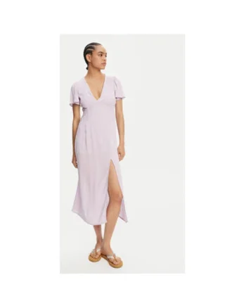 Rochie de vara dama  EBJWD00134, Viscoza, Mov