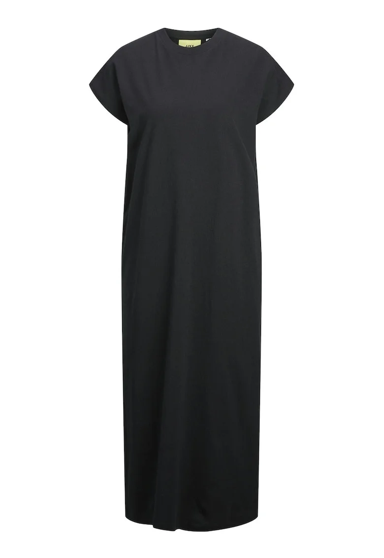 Rochie dama  12263240, Bumbac organic, Negru, Negru
