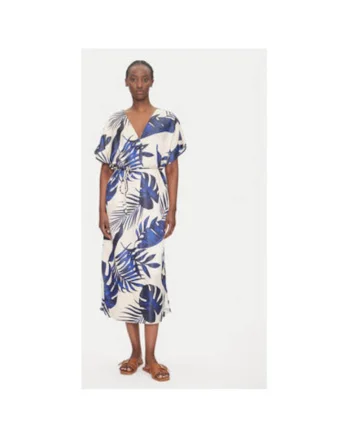 Rochie de vara dama  10327430, Viscoza/Poliester, Bej
