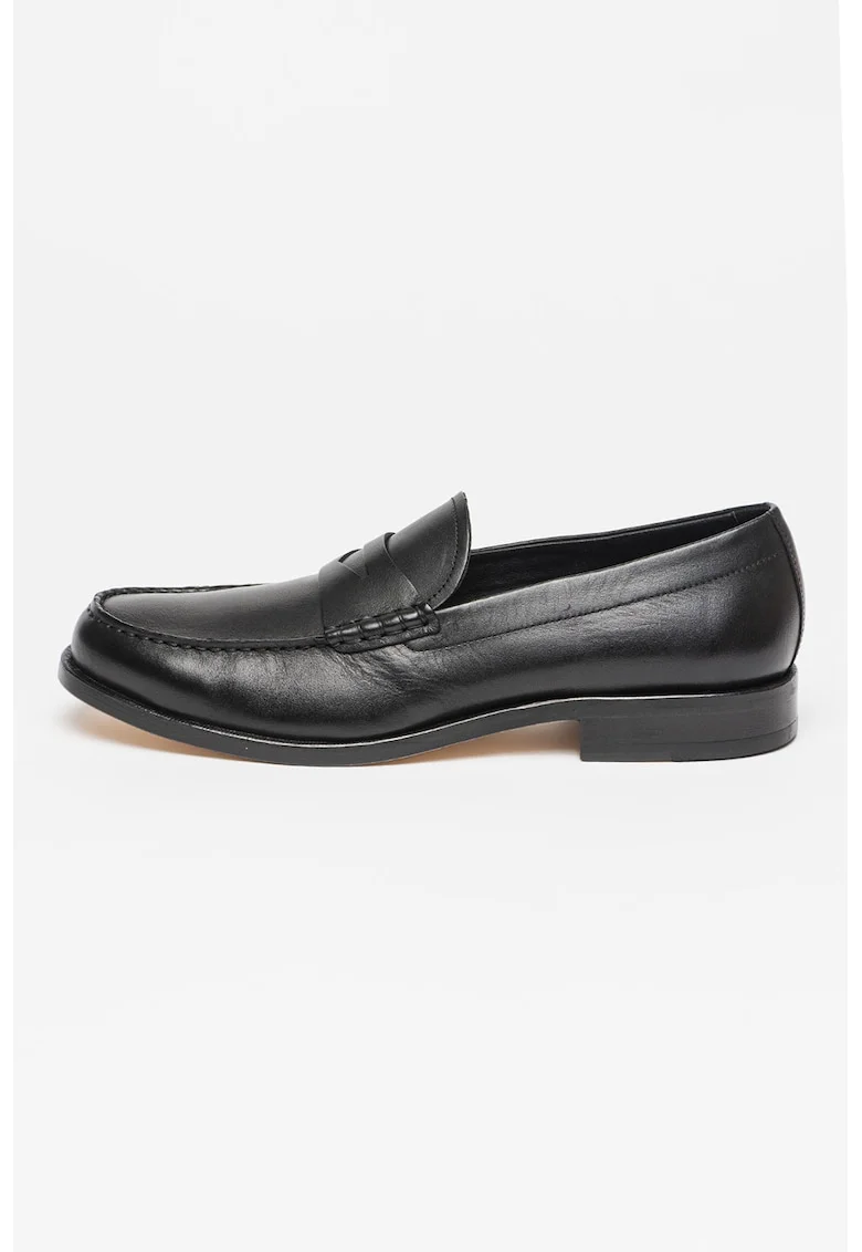 Pantofi loafer de piele Tayil, Negru