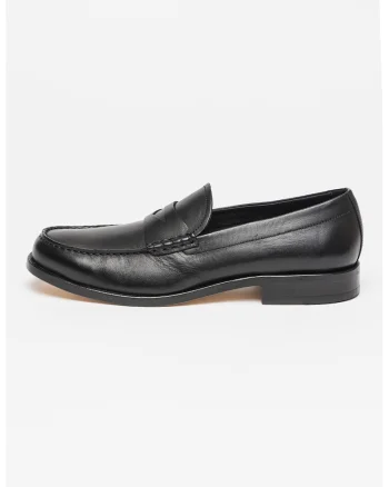 Pantofi loafer de piele Tayil, Negru
