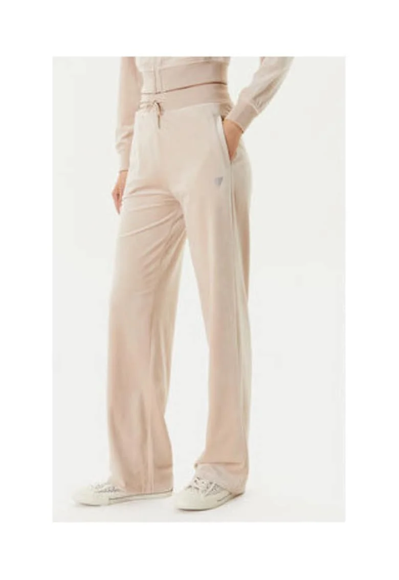 Pantaloni uni cu snur