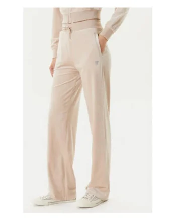 Pantaloni uni cu snur