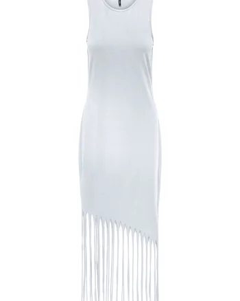 Rochie dama  15325497, Bumbac, Alb, Alb
