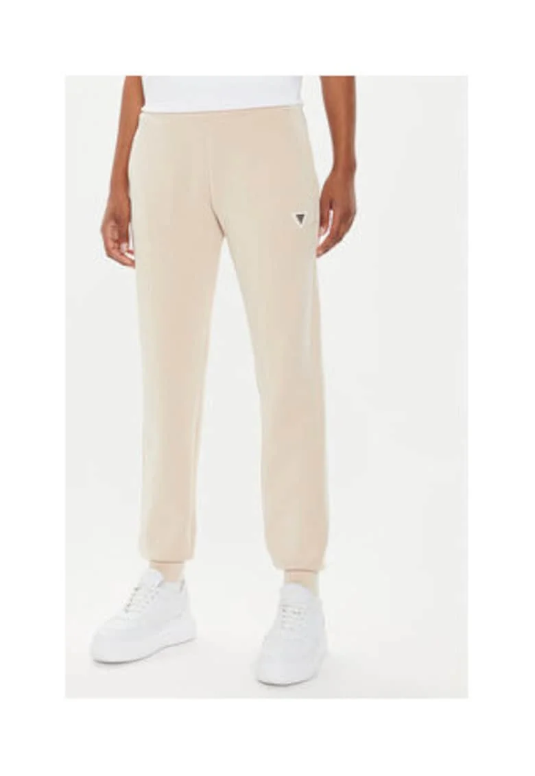 Pantaloni de trening din amestec de modal cu logo discret