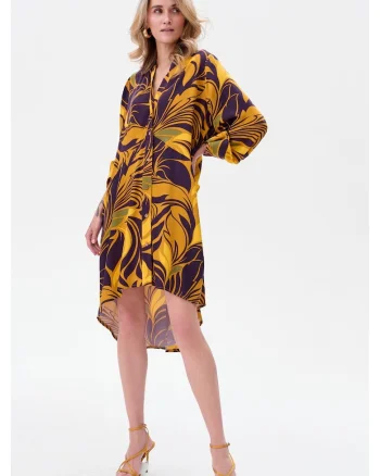 Rochie-tunica lejera, cu motive florale Tutti