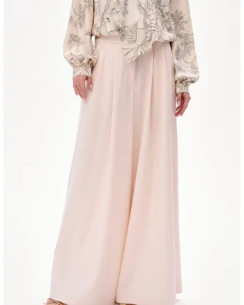 Fusta-pantalon uni Vida