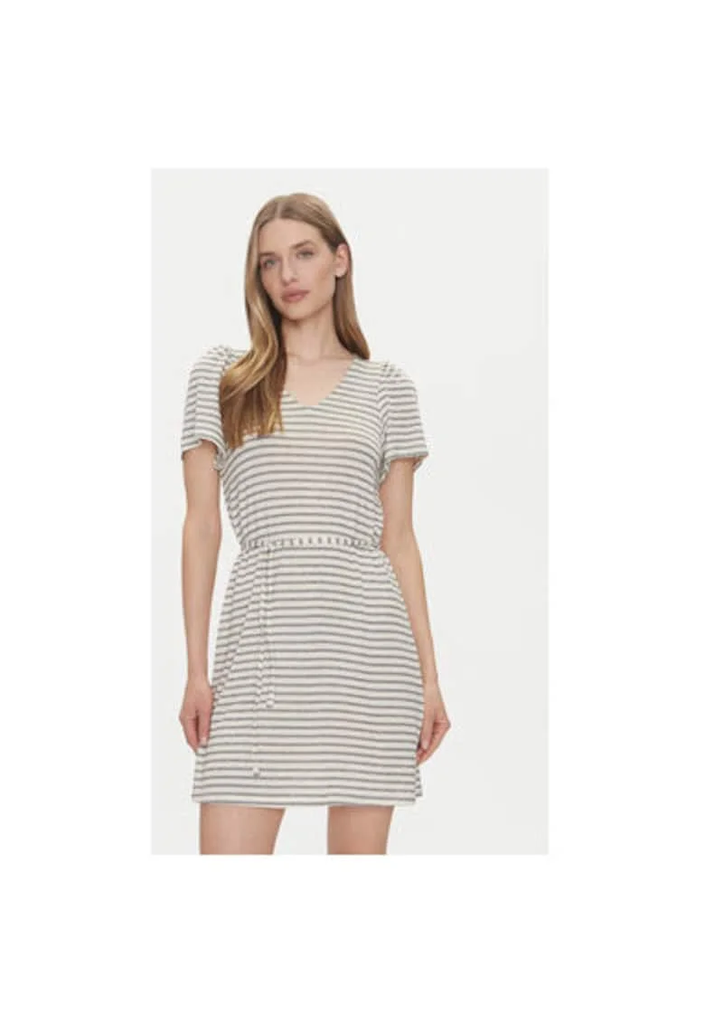 Rochie de vara dama  10325612, Viscoza/Poliester reciclat, Bej, Bej