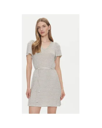 Rochie de vara dama  10325612, Viscoza/Poliester reciclat, Bej, Bej
