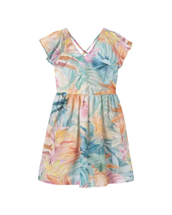 Rochie de vara fete  6991, Poliester, Multicolor, Multicolor
